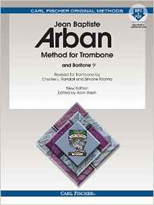 Arban Method For Trombone & Baritone Book/MP3